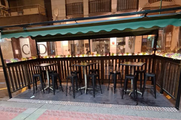Pérgolas para restaurantes y cafeterías en Zaragoza